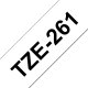 Brother TZE-261 nastro per etichettatrice Nero su bianco TZ 2