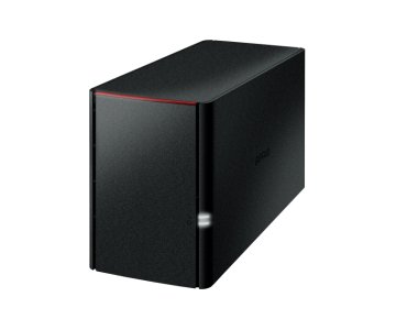 Buffalo LinkStation 220DR NAS Desktop ARM7 Armada 370 256 GB DDR3 8 TB HDD Nero