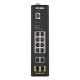 D-Link DIS-200G-12PS switch di rete Gestito L2 Gigabit Ethernet (10/100/1000) Supporto Power over Ethernet (PoE) Nero 5
