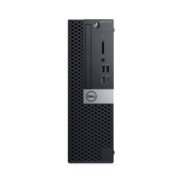 DELL OptiPlex 7070 Intel® Core™ i7 i7-9700 8 GB DDR4-SDRAM 256 GB SSD Windows 10 Pro SFF PC Nero