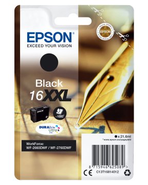 Epson Cartuccia Penna e cruciverba Nero Inchiostri DURABrite Ultra 16XXL