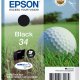 Epson Golf ball Singlepack Black 34 DURABrite Ultra Ink 2