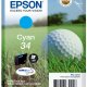 Epson Golf ball Singlepack Cyan 34 DURABrite Ultra Ink 2
