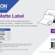 Epson PE Matte Label - Die-cut Roll: 102mm x 152mm, 185 labels 2