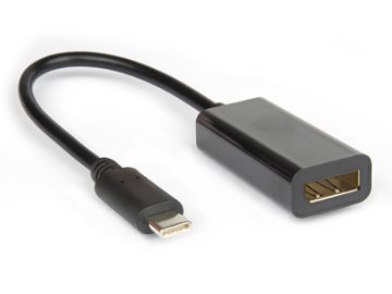 Hamlet XVAUC-DP4K cavo e adattatore video USB tipo-C DisplayPort Nero