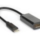 Hamlet XVAUC-DP4K cavo e adattatore video USB tipo-C DisplayPort Nero 2