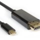 Hamlet XVAUC-DP4K20 cavo e adattatore video 2 m USB tipo-C DisplayPort Nero 2