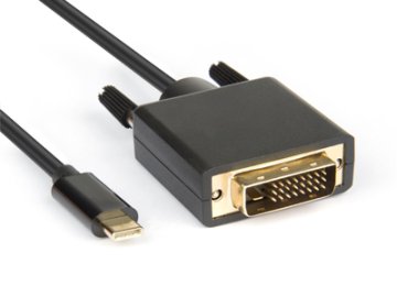 Hamlet XVAUC-DV4K20 cavo e adattatore video 2 m USB tipo-C DVI Nero