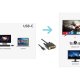Hamlet XVAUC-DV4K20 cavo e adattatore video 2 m USB tipo-C DVI Nero 4