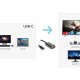 Hamlet XVAUC-HDM4K cavo e adattatore video USB tipo-C HDMI tipo A (Standard) Nero 3