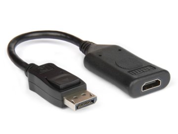 Hamlet XVADP12-HDMAC cavo e adattatore video DisplayPort HDMI tipo A (Standard) Nero