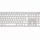 Hamlet XKKITA-MCBT tastiera Universale Bluetooth Italiano Argento, Bianco 3