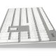 Hamlet XKKITA-MCBT tastiera Universale Bluetooth Italiano Argento, Bianco 5