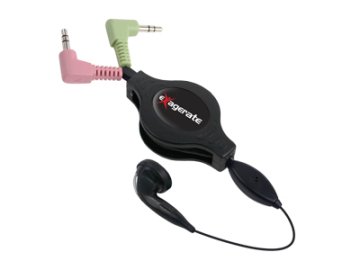 Hamlet Cavo retrattile Voip auricolare con microfono fino a 1.2 metri