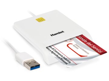 Hamlet HUSCR30 lettore di card readers Interno USB USB 3.2 Gen 1 (3.1 Gen 1) Bianco