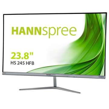 Hannspree HS 245 HFB LED display 60,5 cm (23.8") 1920 x 1080 Pixel Full HD Nero, Argento