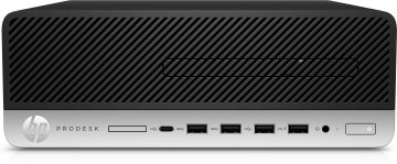 HP ProDesk 405 G4 AMD Ryzen™ 5 PRO 2400G 8 GB DDR4-SDRAM 512 GB SSD Windows 10 Pro SFF PC Nero