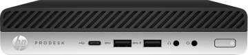 HP ProDesk 600 G5 Intel® Core™ i5 i5-9500T 8 GB DDR4-SDRAM 256 GB SSD Windows 10 Pro Mini PC Nero