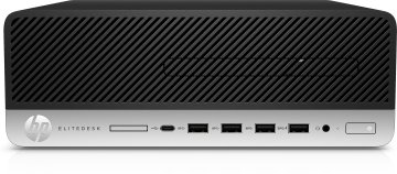 HP EliteDesk 705 G5 AMD Ryzen™ 5 PRO 3400G 8 GB DDR4-SDRAM 256 GB SSD Windows 10 Pro SFF PC Nero