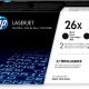 HP Confezione da 2 cartucce Toner originali nero ad alta capacità LaserJet 26X 2
