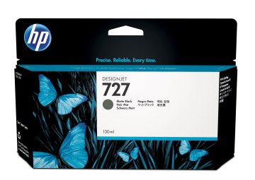 HP Cartuccia inchiostro nero opaco DesignJet 727, 130 ml