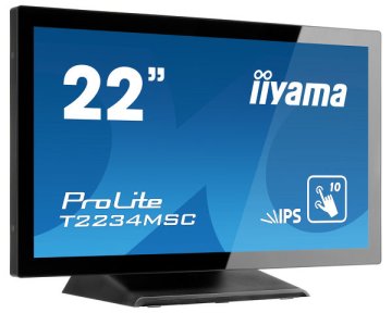 iiyama ProLite T2234MSC-B6X Monitor PC 54,6 cm (21.5") 1920 x 1080 Pixel Full HD LED Touch screen Nero