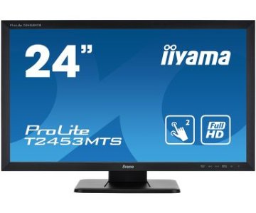 iiyama ProLite T2453MTS-B1 Monitor PC 59,9 cm (23.6") 1920 x 1080 Pixel Full HD LED Touch screen Da tavolo Nero