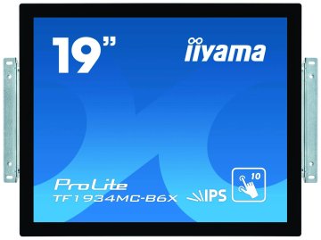 iiyama TF1934MC-B6X Monitor PC 48,3 cm (19") 1280 x 1024 Pixel Full HD LED Touch screen Multi utente Nero