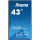 iiyama LH4346HS-B1 visualizzatore di messaggi Pannello piatto per segnaletica digitale 108 cm (42.5