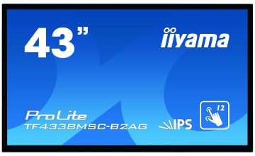 iiyama ProLite TF4338MSC-B2AG Monitor PC 109,2 cm (43") 1920 x 1080 Pixel Full HD LED Touch screen Chiosco Nero