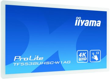 iiyama TF5538UHSC-W2AG lavagna interattiva 139,7 cm (55") 3840 x 2160 Pixel Touch screen Bianco