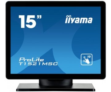 iiyama ProLite T1521MSC-B1 Monitor PC 38,1 cm (15") 1024 x 768 Pixel LED Touch screen Da tavolo Nero