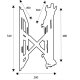 DSS OM04510 Supporto per display espositivi 152,4 cm (60