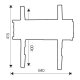ITB OM06144 Supporto TV a parete 165,1 cm (65