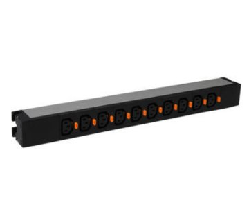 Legrand 646814 unità di distribuzione dell'energia (PDU) 10 presa(e) AC 1U Nero