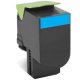 Lexmark 80C2HCE cartuccia toner 1 pz Originale Ciano 2