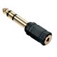 Lindy 35620 adattatore per inversione del genere dei cavi 6.3mm 3.5mm Nero 2