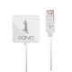 Lindy 41028 cavo e adattatore video DisplayPort DVI-D + VGA (D-Sub) + HDMI Nero 3