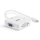 Lindy 41035 cavo e adattatore video 0,2 m Bianco 4