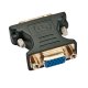 Lindy 41199 adattatore per inversione del genere dei cavi VGA DVI-I Nero, Oro 3