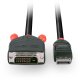 Lindy 41492 cavo e adattatore video 3 m DVI-D DisplayPort Nero 5