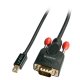 Lindy 41962 cavo e adattatore video 2 m VGA (D-Sub) Mini DisplayPort Nero 2