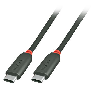 Lindy USB C/USB C 1.5m cavo USB 1,5 m USB 3.2 Gen 2 (3.1 Gen 2) Nero, Rosso