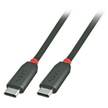 Lindy USB C/USB C 1.5m cavo USB USB 3.2 Gen 2 (3.1 Gen 2) 1,5 m Nero, Rosso