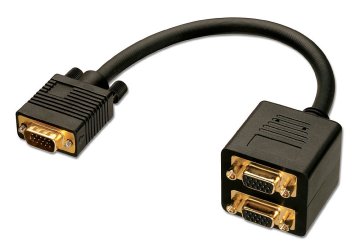 Lindy 41214 cavo VGA 0,18 m VGA (D-Sub) Nero