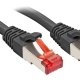 Lindy RJ-45 Cat6 S/FTP 0.5 m cavo di rete Nero 0,5 m S/FTP (S-STP) 2