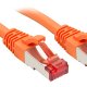 Lindy RJ-45 Cat.6 S/FTP 0.5m cavo di rete Arancione 0,5 m Cat6 S/FTP (S-STP) 2