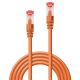 Lindy RJ-45 Cat.6 S/FTP 0.5m cavo di rete Arancione 0,5 m Cat6 S/FTP (S-STP) 4