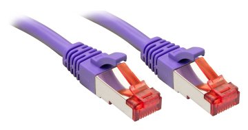 Lindy RJ-45 Cat.6 S/FTP 0.5m cavo di rete Viola 0,5 m Cat6 S/FTP (S-STP)