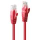 Lindy 48031 cavo di rete Rosso 0,5 m Cat6 U/UTP (UTP) 2